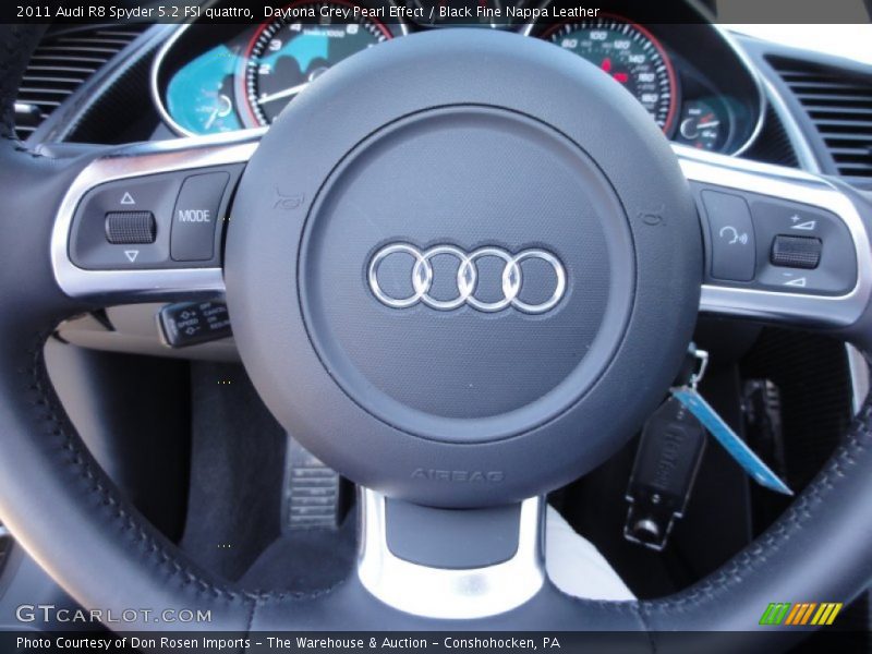 Controls of 2011 R8 Spyder 5.2 FSI quattro