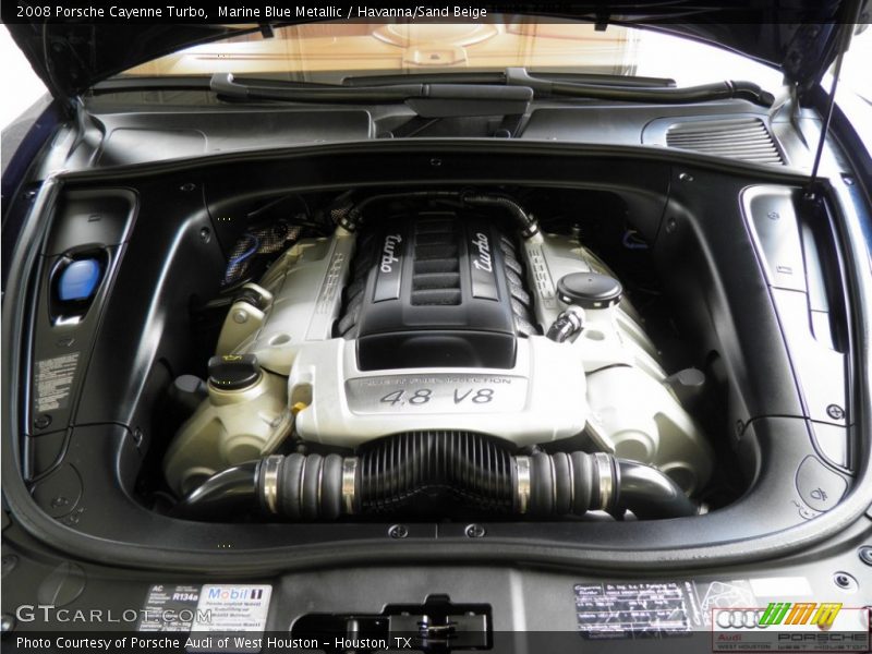 Marine Blue Metallic / Havanna/Sand Beige 2008 Porsche Cayenne Turbo