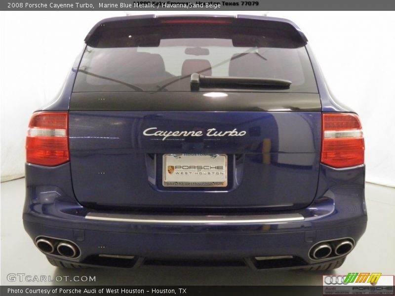 Marine Blue Metallic / Havanna/Sand Beige 2008 Porsche Cayenne Turbo