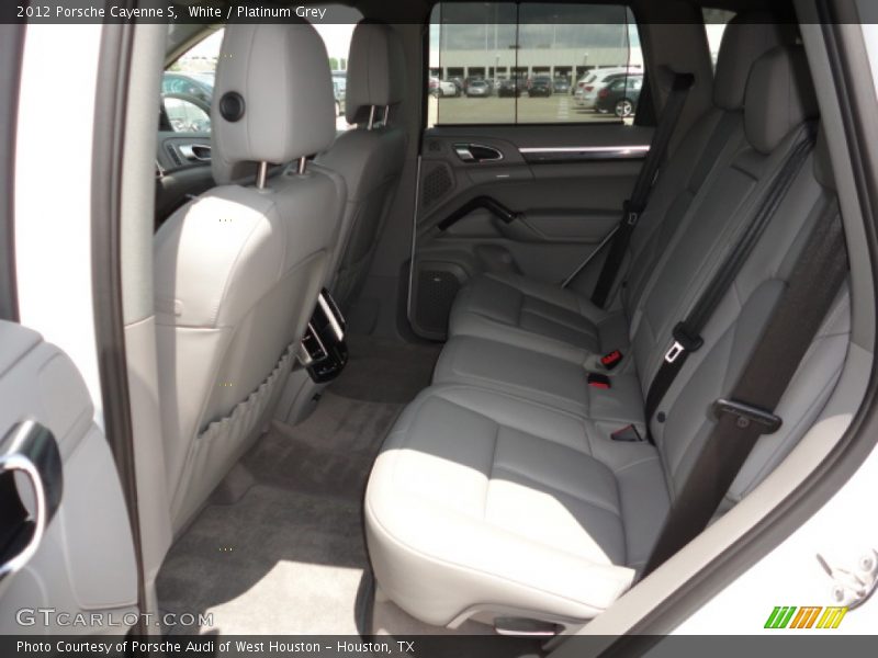 White / Platinum Grey 2012 Porsche Cayenne S