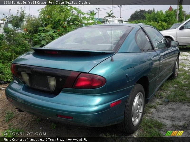 Fern Green Metallic / Graphite 1999 Pontiac Sunfire SE Coupe