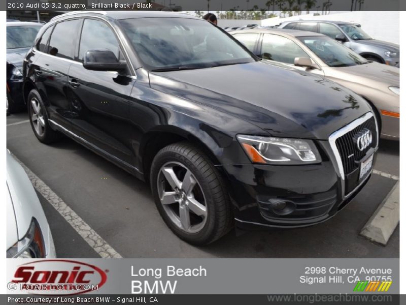 Brilliant Black / Black 2010 Audi Q5 3.2 quattro