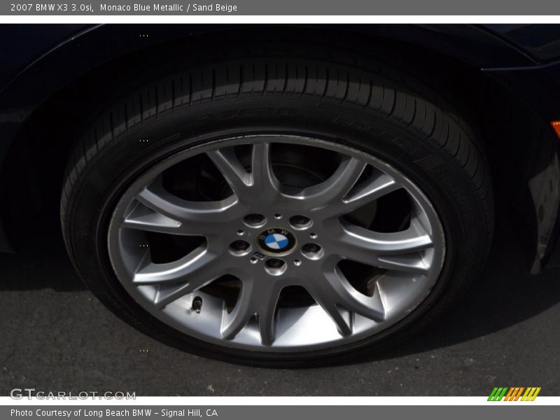 Monaco Blue Metallic / Sand Beige 2007 BMW X3 3.0si