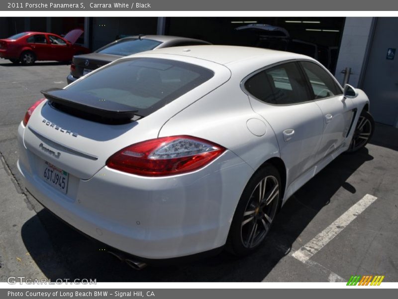 Carrara White / Black 2011 Porsche Panamera S