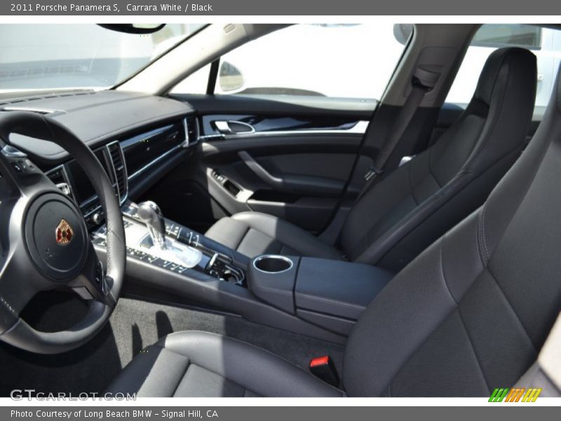 Carrara White / Black 2011 Porsche Panamera S
