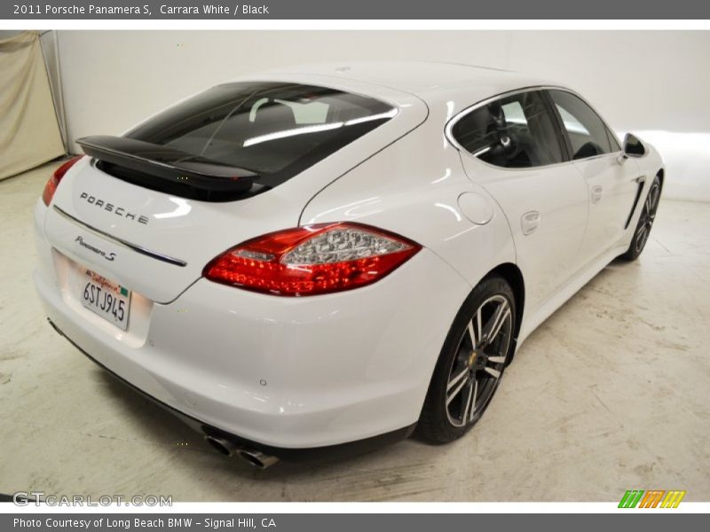 Carrara White / Black 2011 Porsche Panamera S