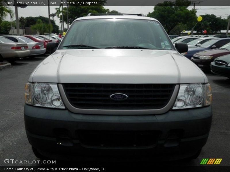 Silver Birch Metallic / Graphite 2005 Ford Explorer XLS