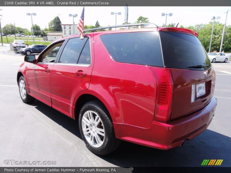 Crystal Red / Cashmere/Cocoa 2008 Cadillac SRX 4 V6 AWD
