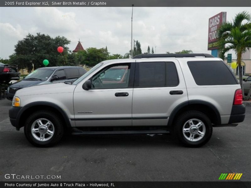 Silver Birch Metallic / Graphite 2005 Ford Explorer XLS