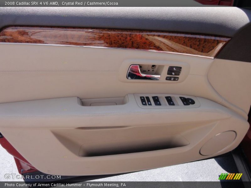 Crystal Red / Cashmere/Cocoa 2008 Cadillac SRX 4 V6 AWD