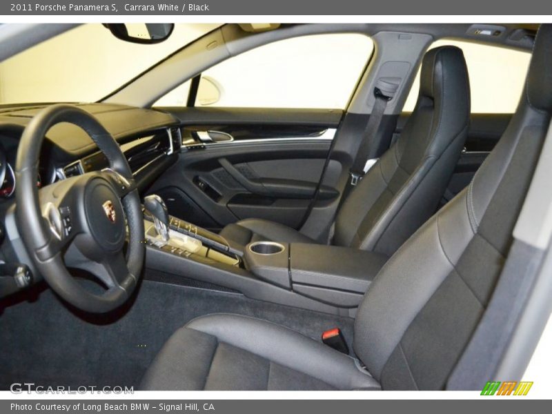 Carrara White / Black 2011 Porsche Panamera S