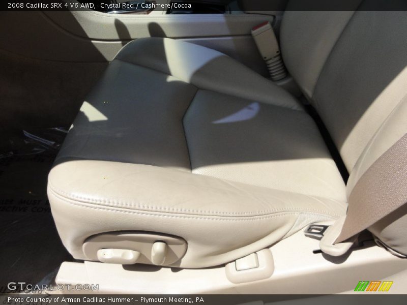 Crystal Red / Cashmere/Cocoa 2008 Cadillac SRX 4 V6 AWD