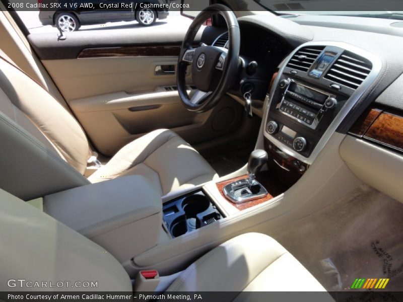 Crystal Red / Cashmere/Cocoa 2008 Cadillac SRX 4 V6 AWD