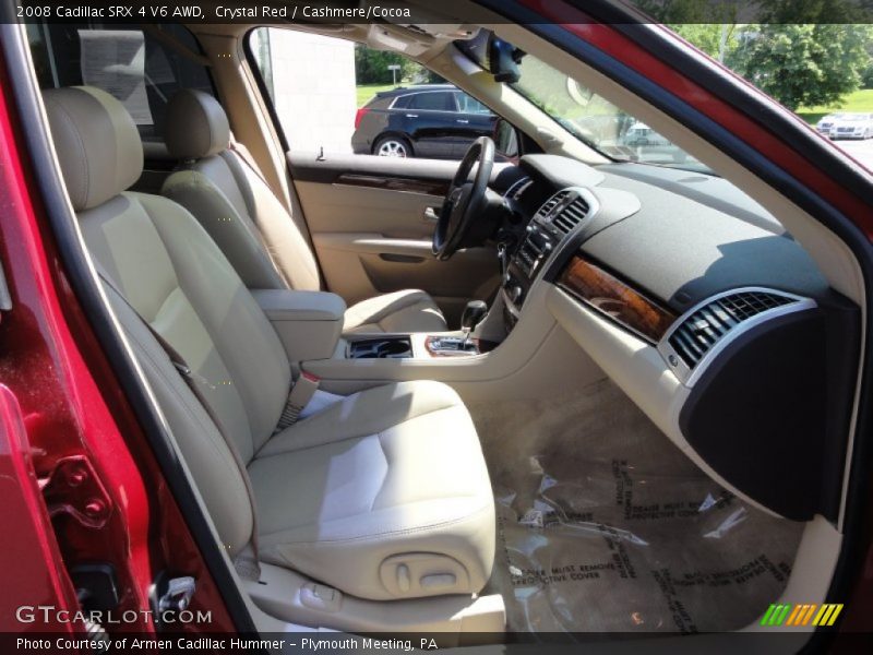 Crystal Red / Cashmere/Cocoa 2008 Cadillac SRX 4 V6 AWD