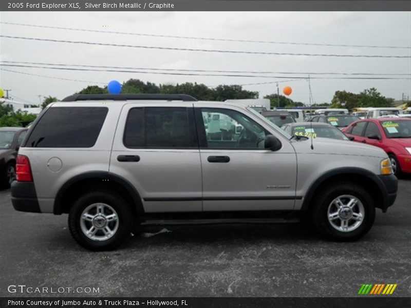 Silver Birch Metallic / Graphite 2005 Ford Explorer XLS