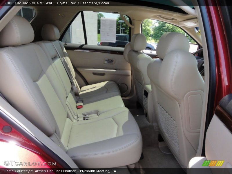 Crystal Red / Cashmere/Cocoa 2008 Cadillac SRX 4 V6 AWD