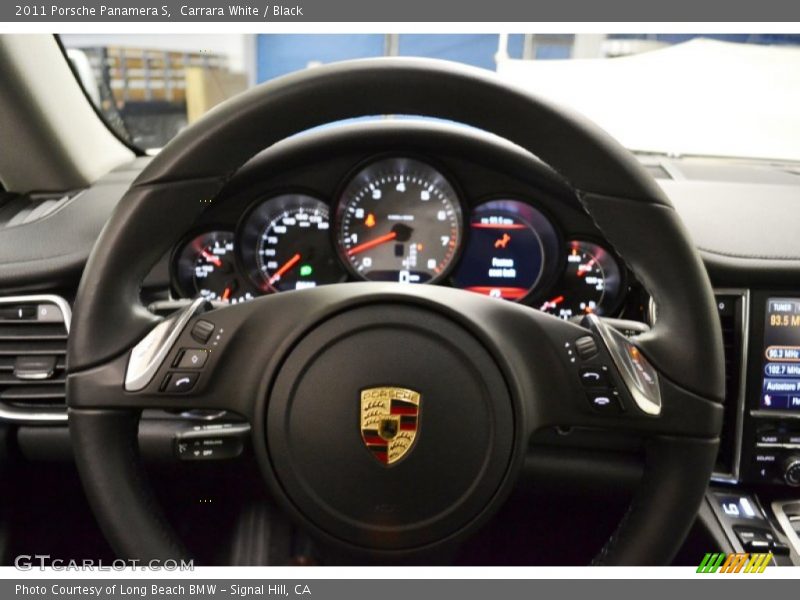 Carrara White / Black 2011 Porsche Panamera S