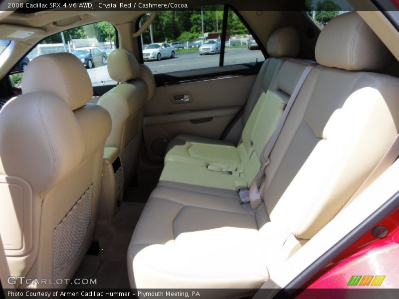 Crystal Red / Cashmere/Cocoa 2008 Cadillac SRX 4 V6 AWD