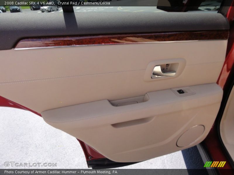 Crystal Red / Cashmere/Cocoa 2008 Cadillac SRX 4 V6 AWD