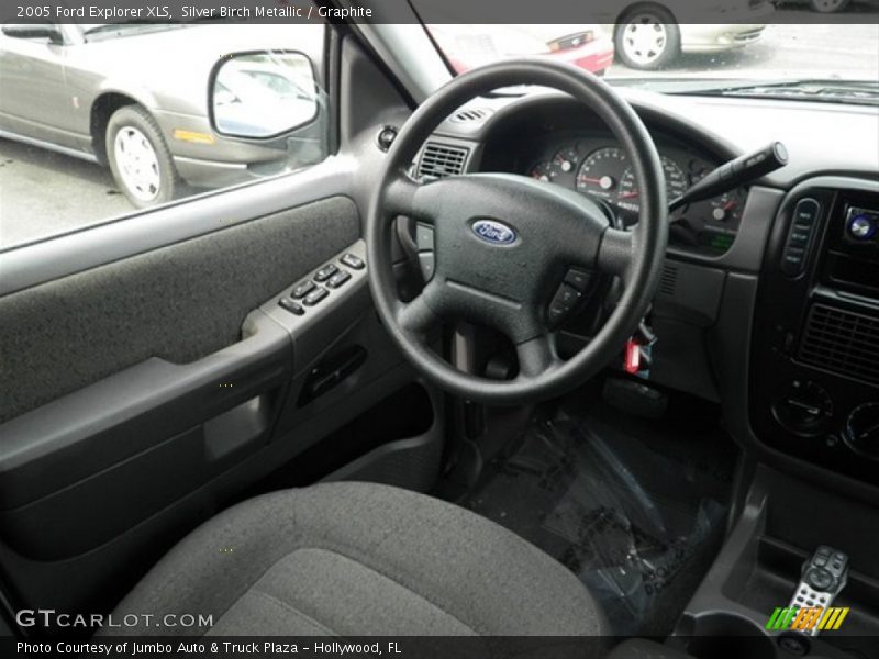 Silver Birch Metallic / Graphite 2005 Ford Explorer XLS