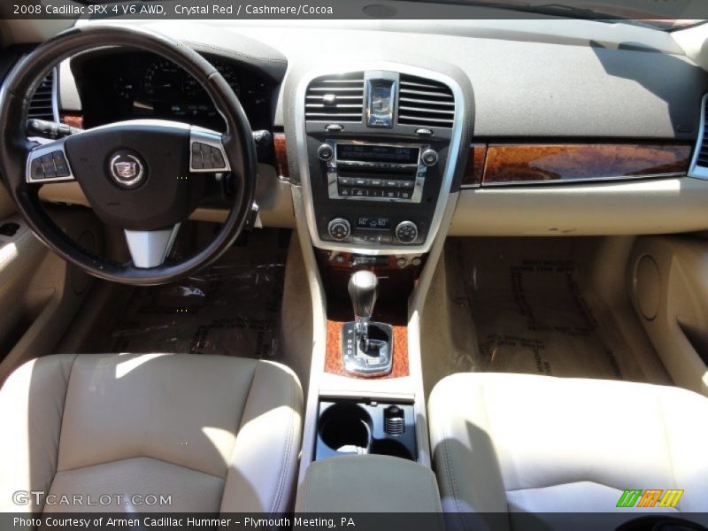 Crystal Red / Cashmere/Cocoa 2008 Cadillac SRX 4 V6 AWD
