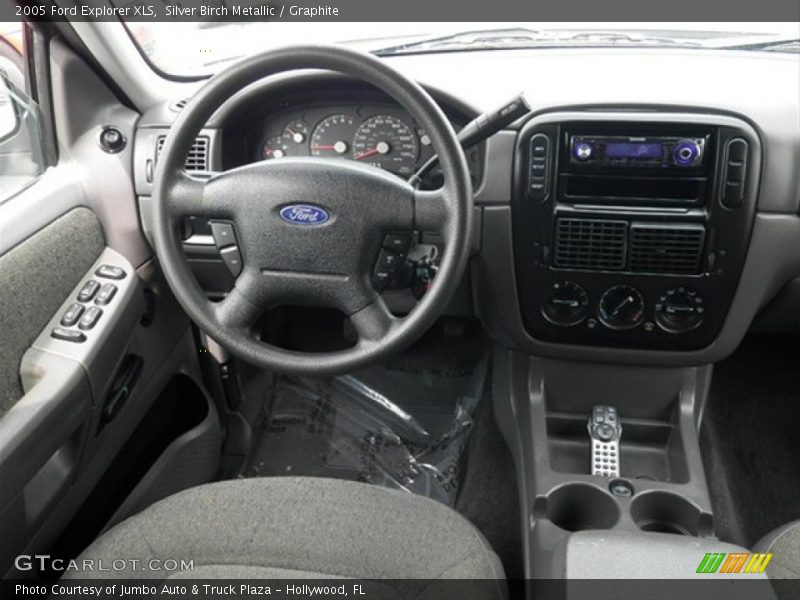 Silver Birch Metallic / Graphite 2005 Ford Explorer XLS