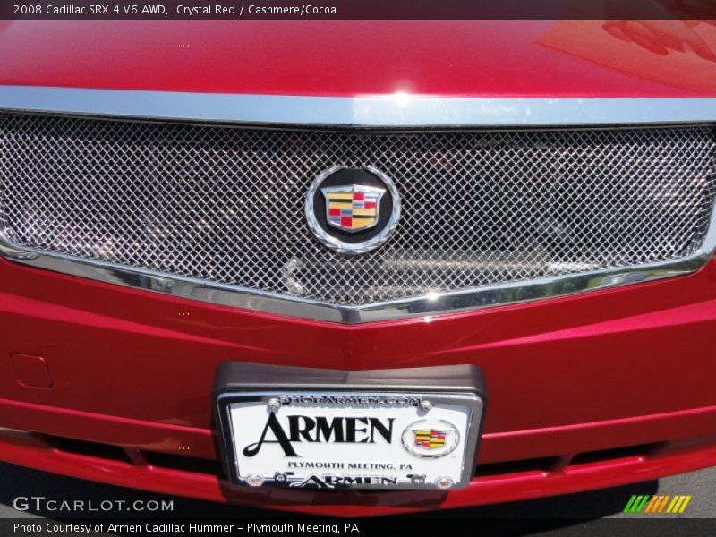 Crystal Red / Cashmere/Cocoa 2008 Cadillac SRX 4 V6 AWD