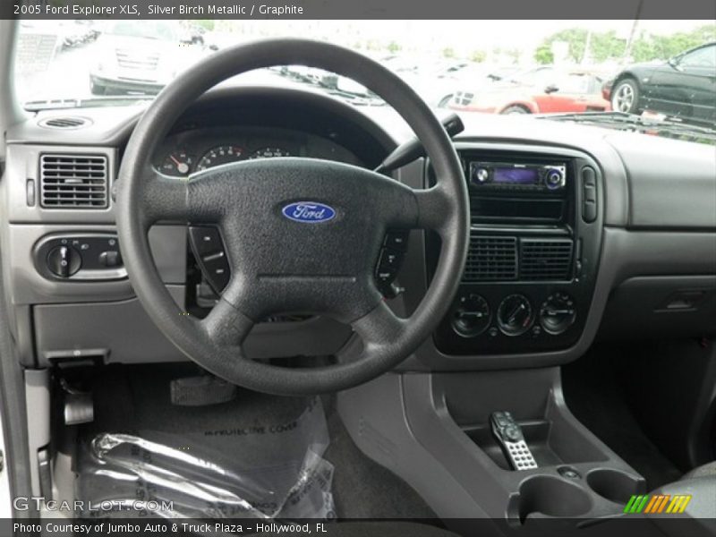 Silver Birch Metallic / Graphite 2005 Ford Explorer XLS