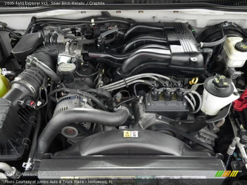 Silver Birch Metallic / Graphite 2005 Ford Explorer XLS