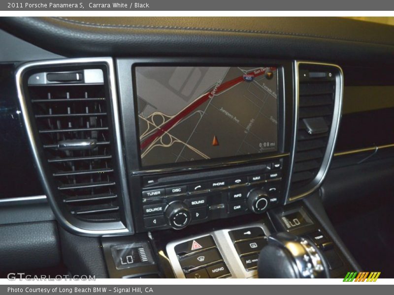 Carrara White / Black 2011 Porsche Panamera S