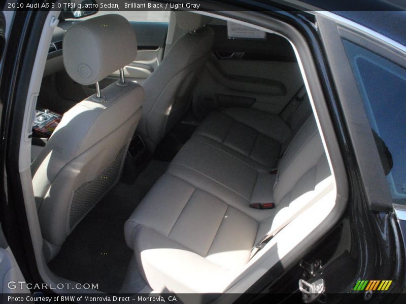 Brilliant Black / Light Gray 2010 Audi A6 3.0 TFSI quattro Sedan