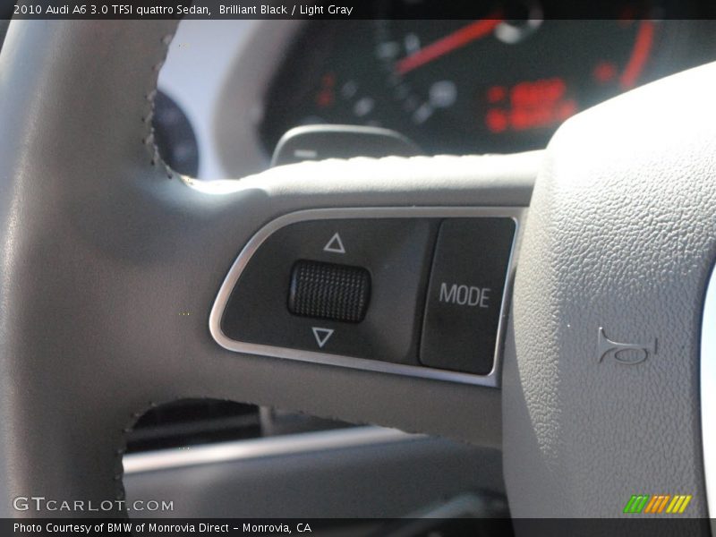 Brilliant Black / Light Gray 2010 Audi A6 3.0 TFSI quattro Sedan