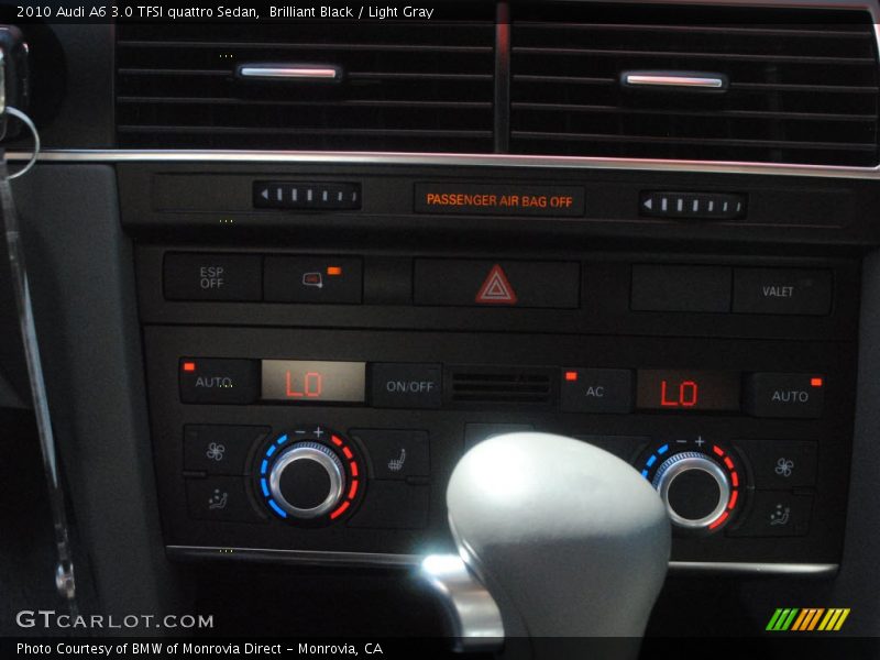 Brilliant Black / Light Gray 2010 Audi A6 3.0 TFSI quattro Sedan