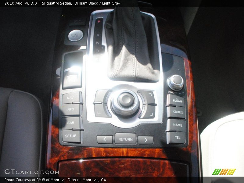 Brilliant Black / Light Gray 2010 Audi A6 3.0 TFSI quattro Sedan