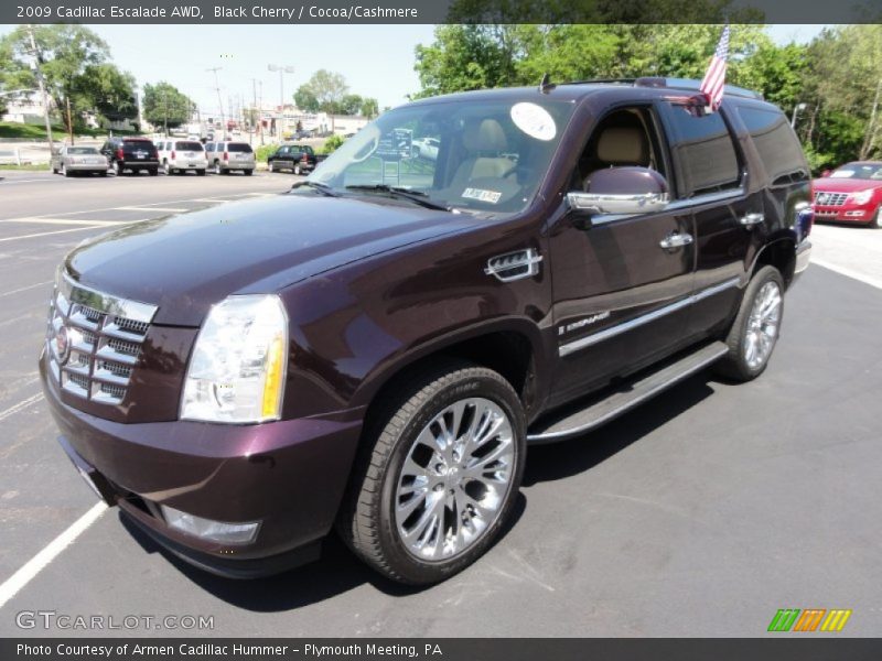 Black Cherry / Cocoa/Cashmere 2009 Cadillac Escalade AWD