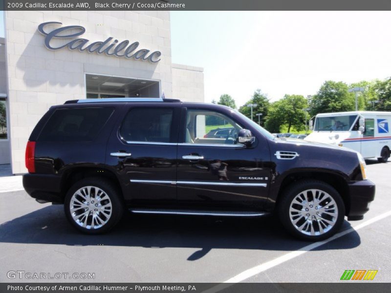 Black Cherry / Cocoa/Cashmere 2009 Cadillac Escalade AWD