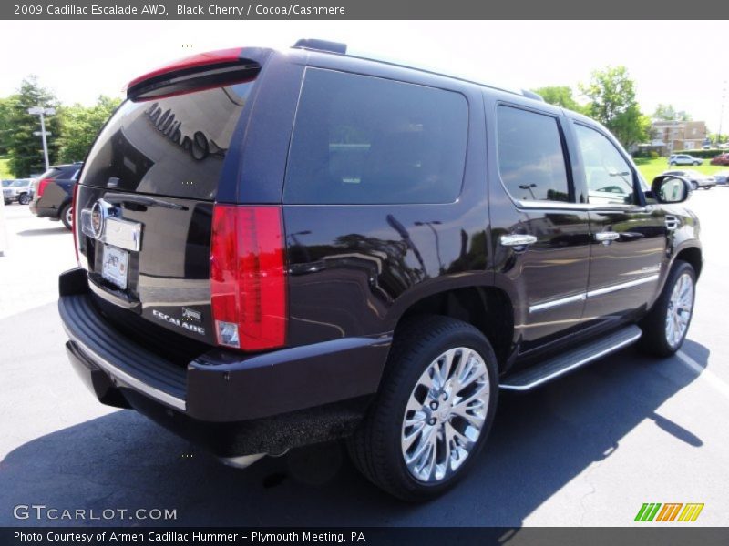 Black Cherry / Cocoa/Cashmere 2009 Cadillac Escalade AWD