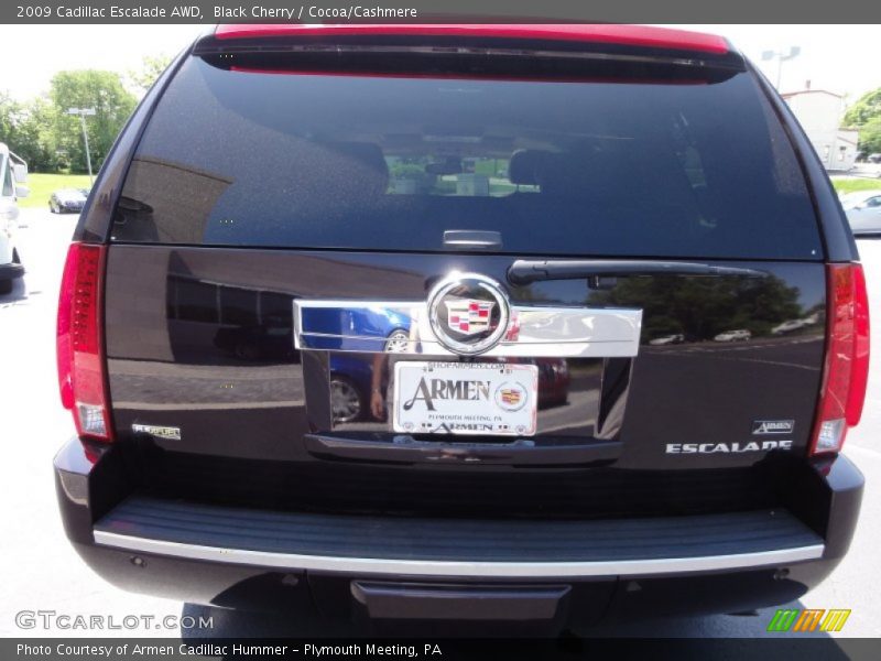 Black Cherry / Cocoa/Cashmere 2009 Cadillac Escalade AWD