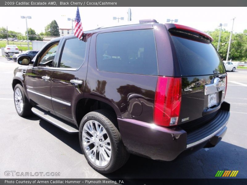 Black Cherry / Cocoa/Cashmere 2009 Cadillac Escalade AWD
