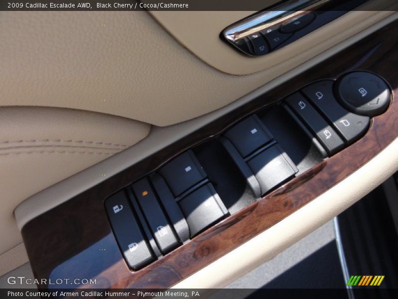 Black Cherry / Cocoa/Cashmere 2009 Cadillac Escalade AWD