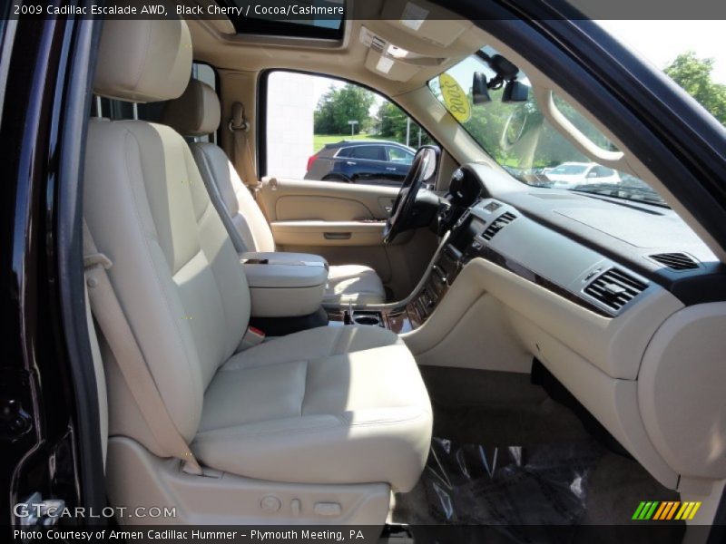 Black Cherry / Cocoa/Cashmere 2009 Cadillac Escalade AWD