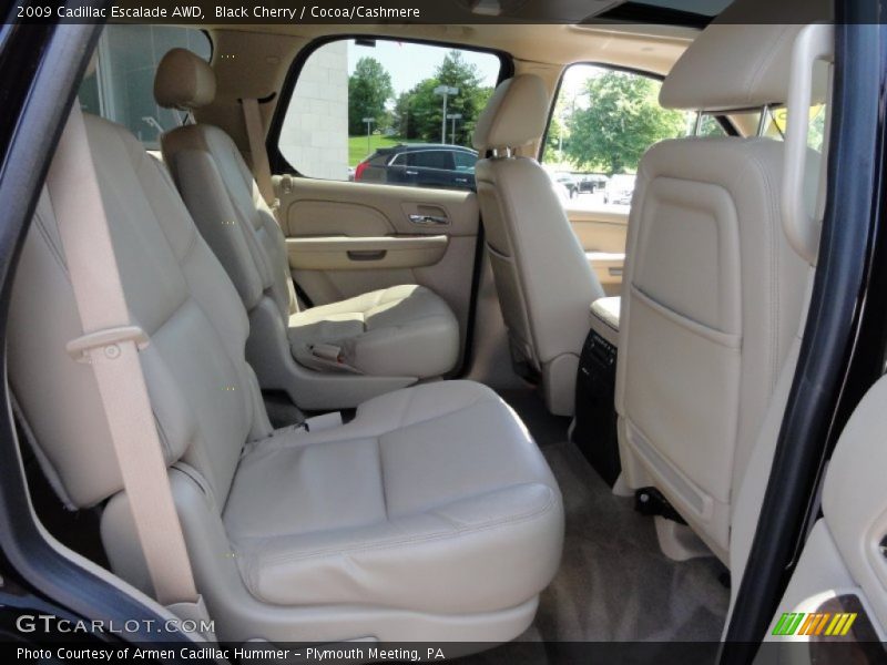 Black Cherry / Cocoa/Cashmere 2009 Cadillac Escalade AWD