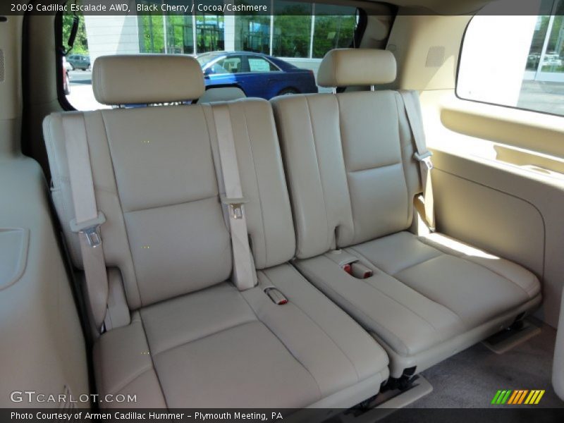 Black Cherry / Cocoa/Cashmere 2009 Cadillac Escalade AWD