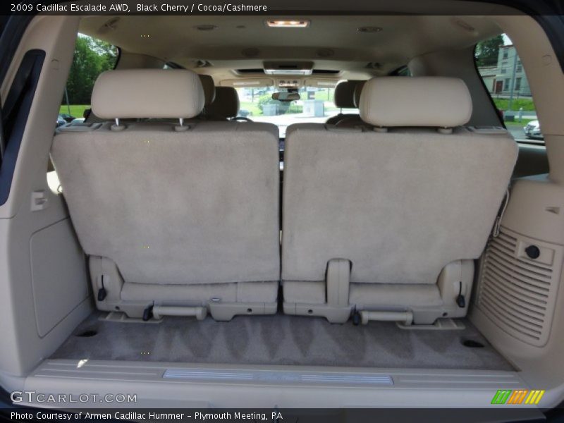 Black Cherry / Cocoa/Cashmere 2009 Cadillac Escalade AWD