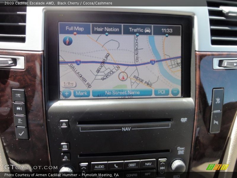Black Cherry / Cocoa/Cashmere 2009 Cadillac Escalade AWD