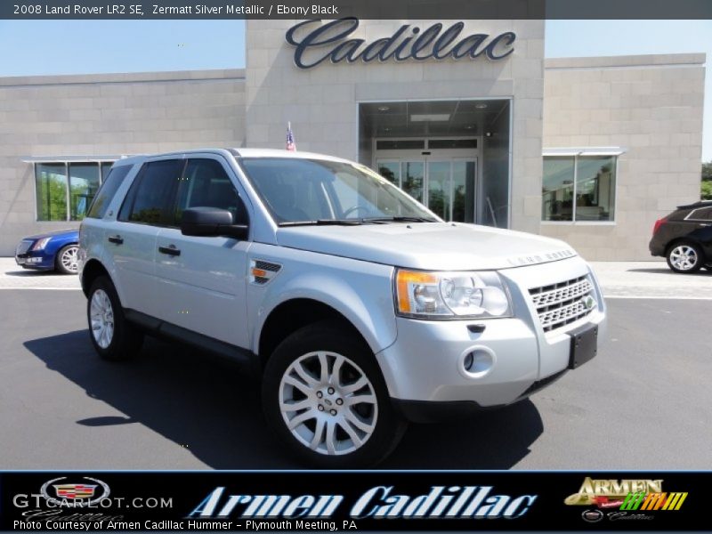 Zermatt Silver Metallic / Ebony Black 2008 Land Rover LR2 SE