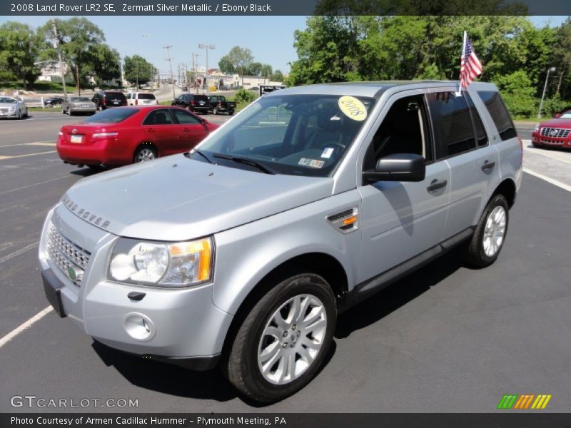 Zermatt Silver Metallic / Ebony Black 2008 Land Rover LR2 SE