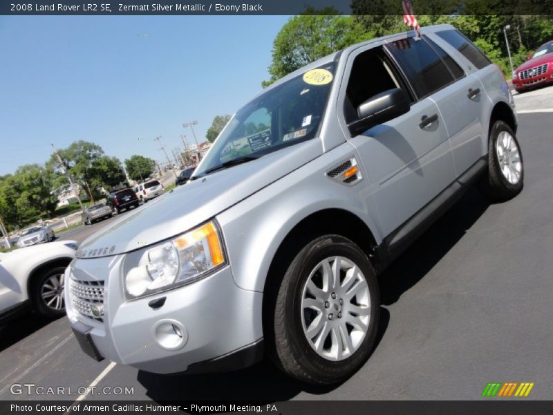 Zermatt Silver Metallic / Ebony Black 2008 Land Rover LR2 SE