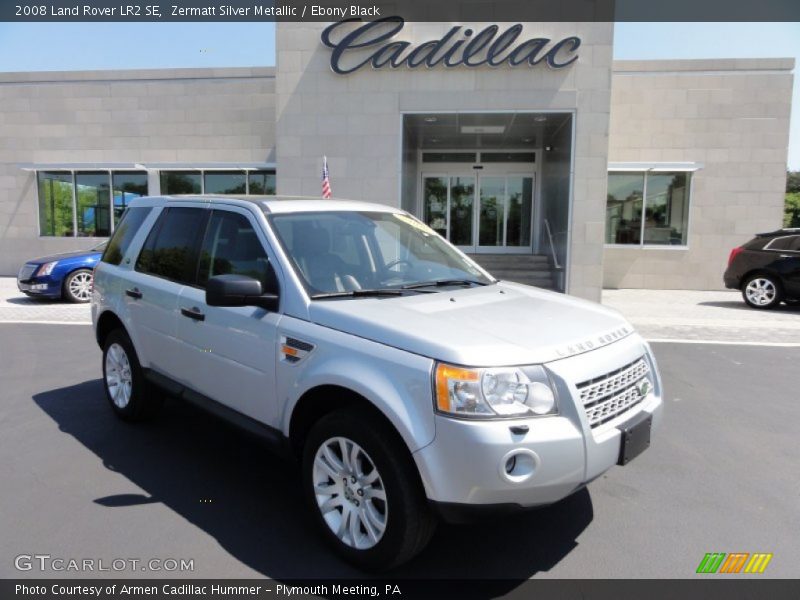 Zermatt Silver Metallic / Ebony Black 2008 Land Rover LR2 SE