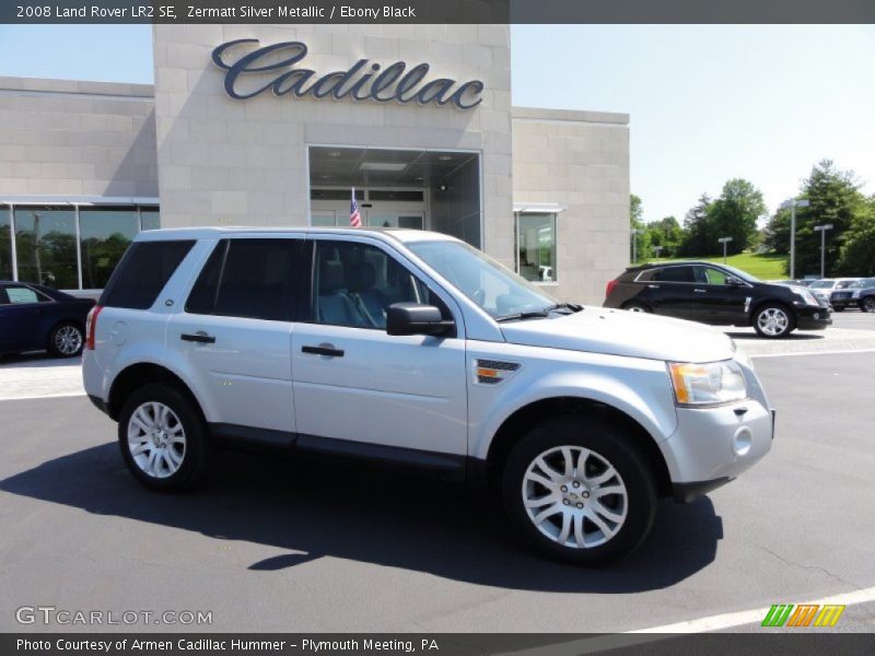Zermatt Silver Metallic / Ebony Black 2008 Land Rover LR2 SE